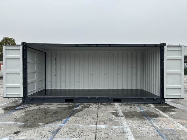 20 ft Messecontainer Eventcontainer Side Door