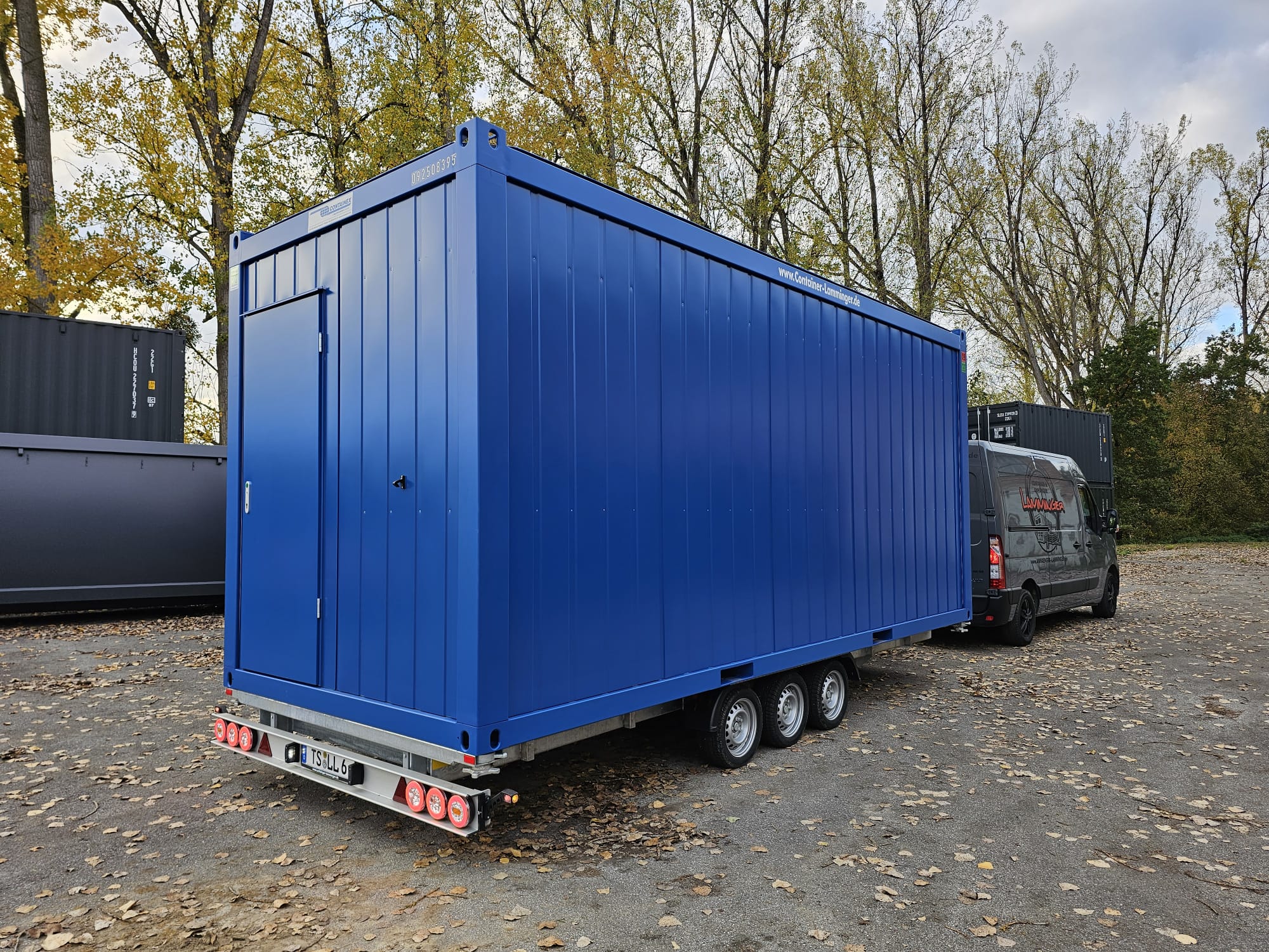 20 ft Bürocontainer Containex Bauwagen Containeranhänger